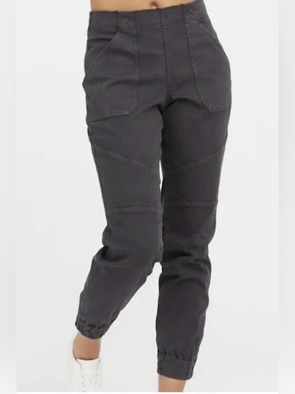 SPANX Faded Black Pull-On Joggers - XS